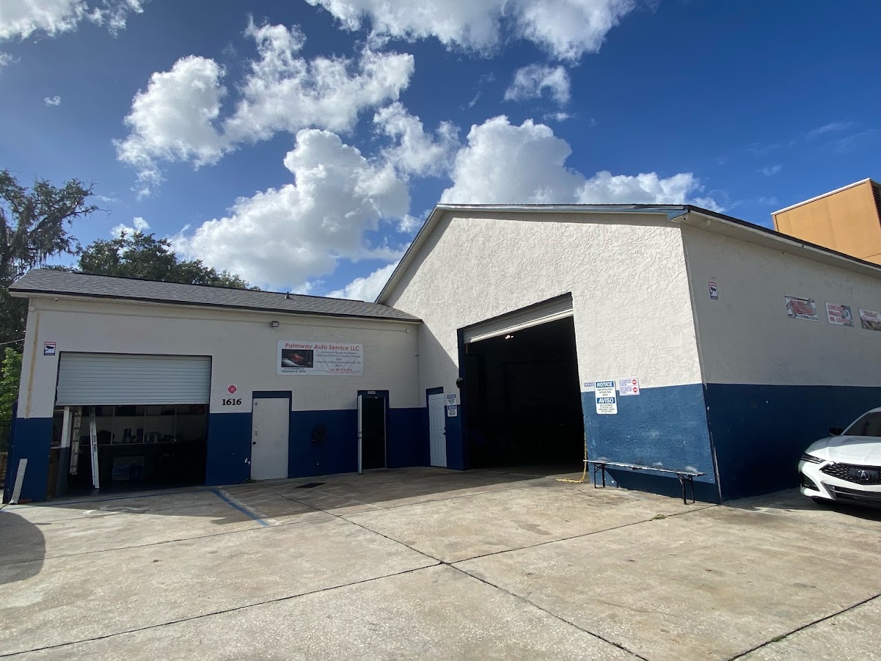 Palmway Auto Service shop storefront