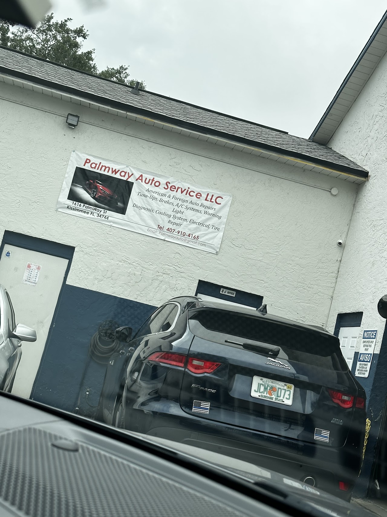 Palmway Auto Service shop signage